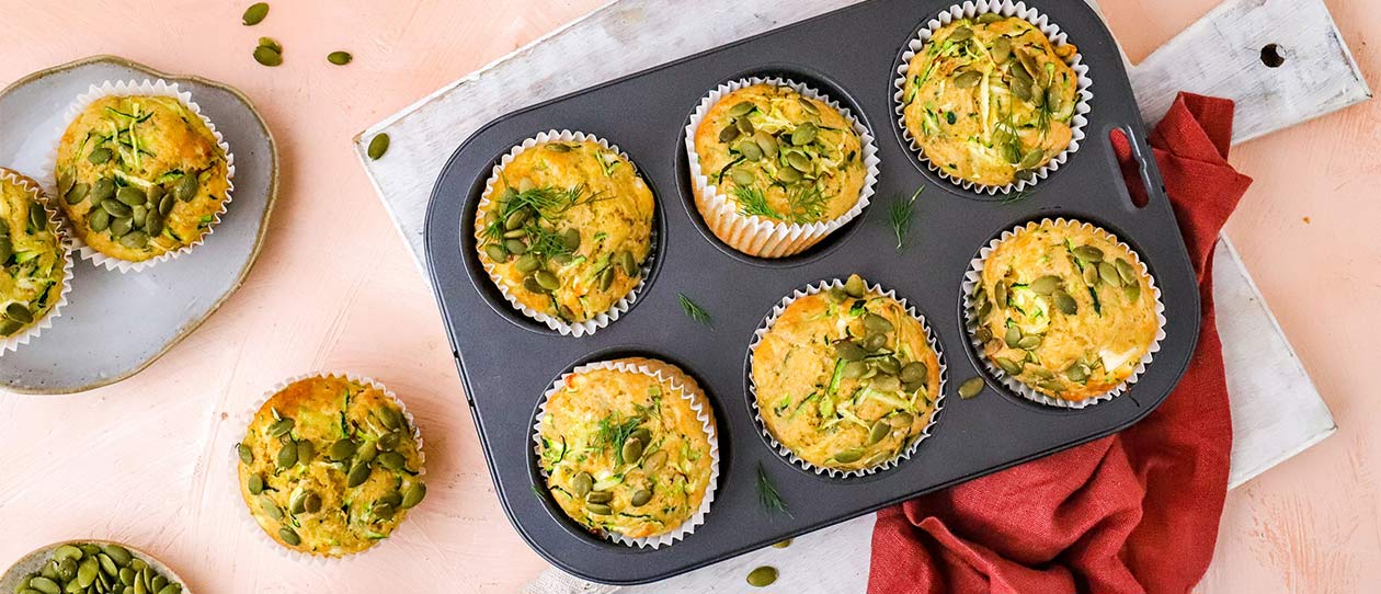 RECIPE: Supergreen Zucchini Muffins